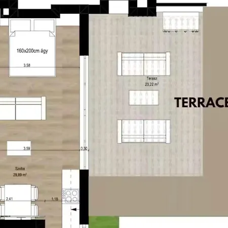 Penthouse By The Danube Lägenhet *
